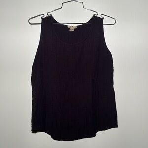Woolrich Rayon Blend Black Tank Top